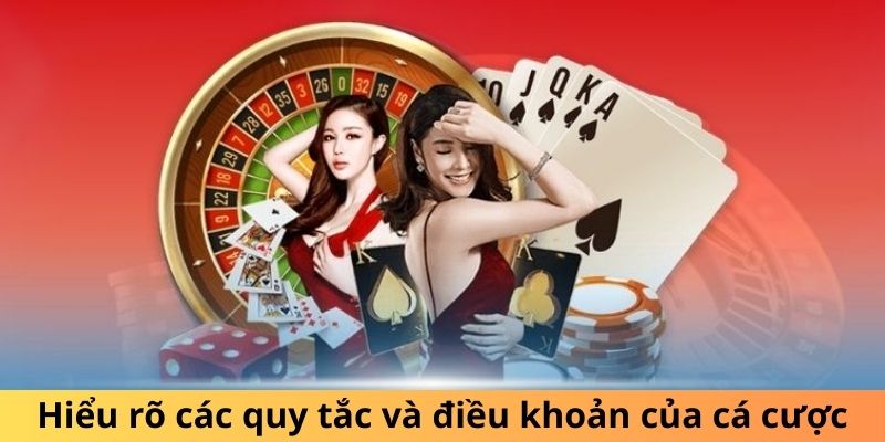 Am hiểu các điều lệ và điều khoản của cá cược